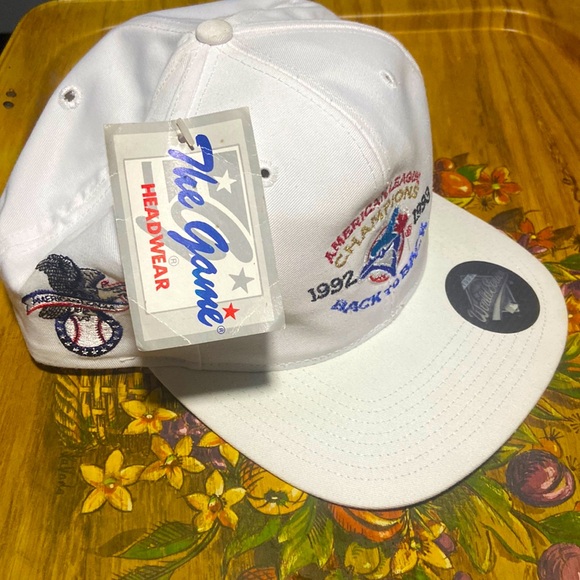 Vintage Toronto blue jays American. League champions hat 1992-1993 - Picture 1 of 5